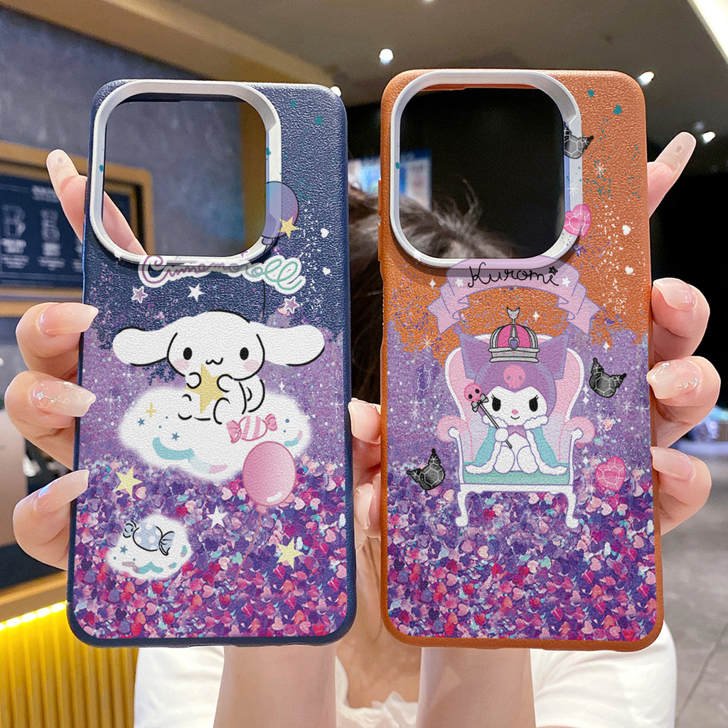 เข้ากันได้กับ Infinix Hot 60i 50i 40i 40 Pro 30i Play Smart 10 9 8 Kuromi MY Melody น่ารักกรณี Anti 