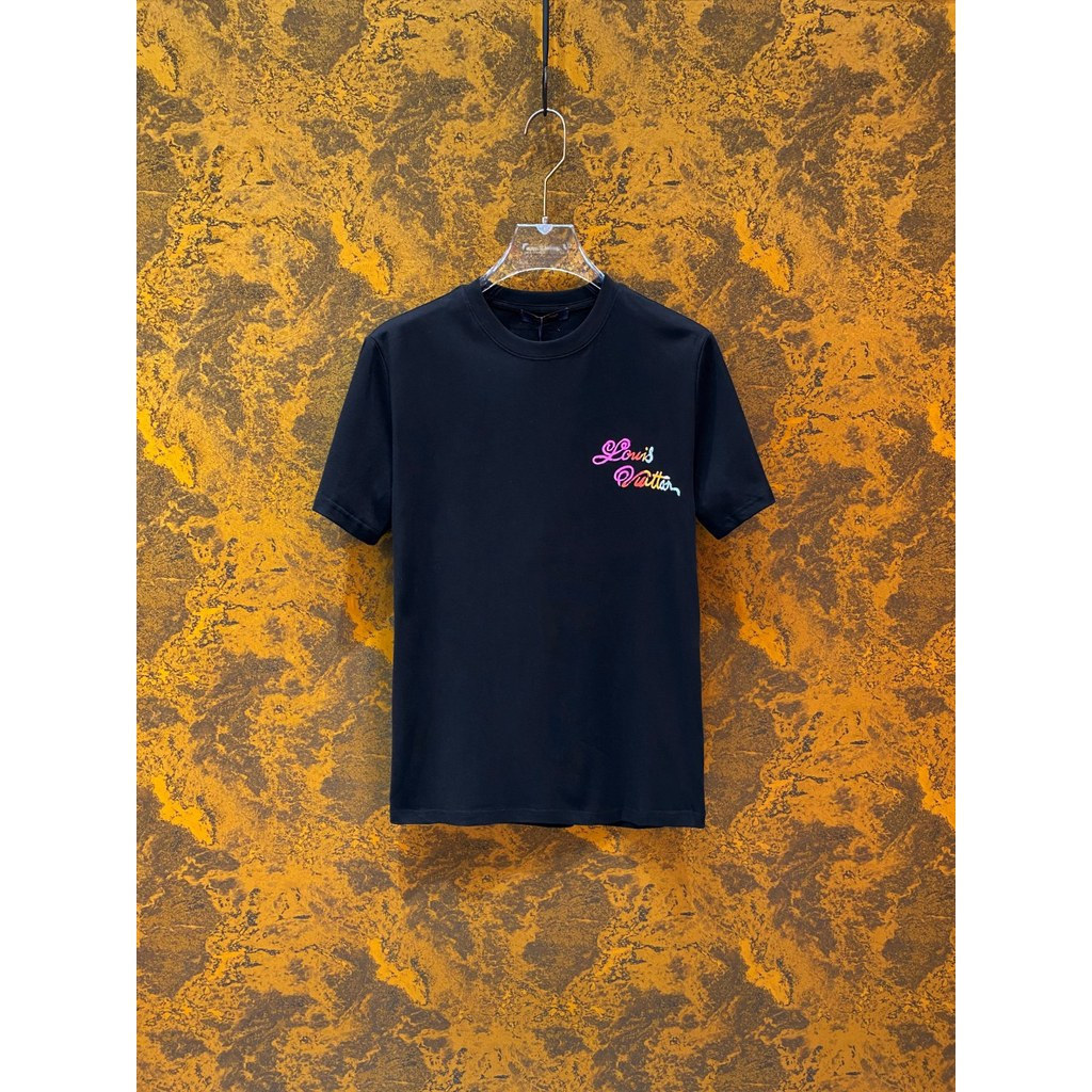 LO% UIS VU & ITTON/L @ V2026 Star Classic Round Neck Short Sleeve T-Shirt Men Women Style All-Match 