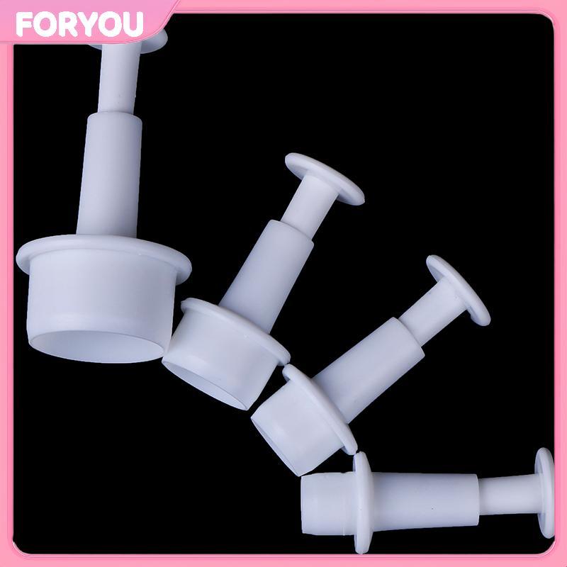 FORYOU 4 ชิ้นรอบคุกกี้แม่พิมพ์เครื่องตัด Fondant เค้กตกแต่งเครื่องมืออุปกรณ์ครัว null