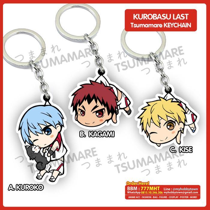 Gantungan Kunci อะคริลิคอะนิเมะ Kuroko Aomine Midorima Kise Murasakibara - Kagami