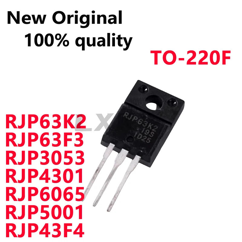 5pcs RJP63K2 RJP63F3 RJP3053 RJP4301 RJP6065 RJP5001 RJP43F4 APP A TO-220F Liquid คริสตัลพลาสม่าหลอด