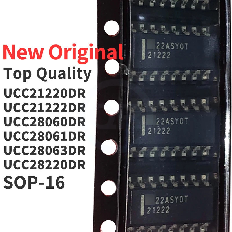 5PCS UCC21220DR UCC21222DR UCC28060DR UCC28061DR UCC28063DR UCC28220DR SOP-16 ชิป ic