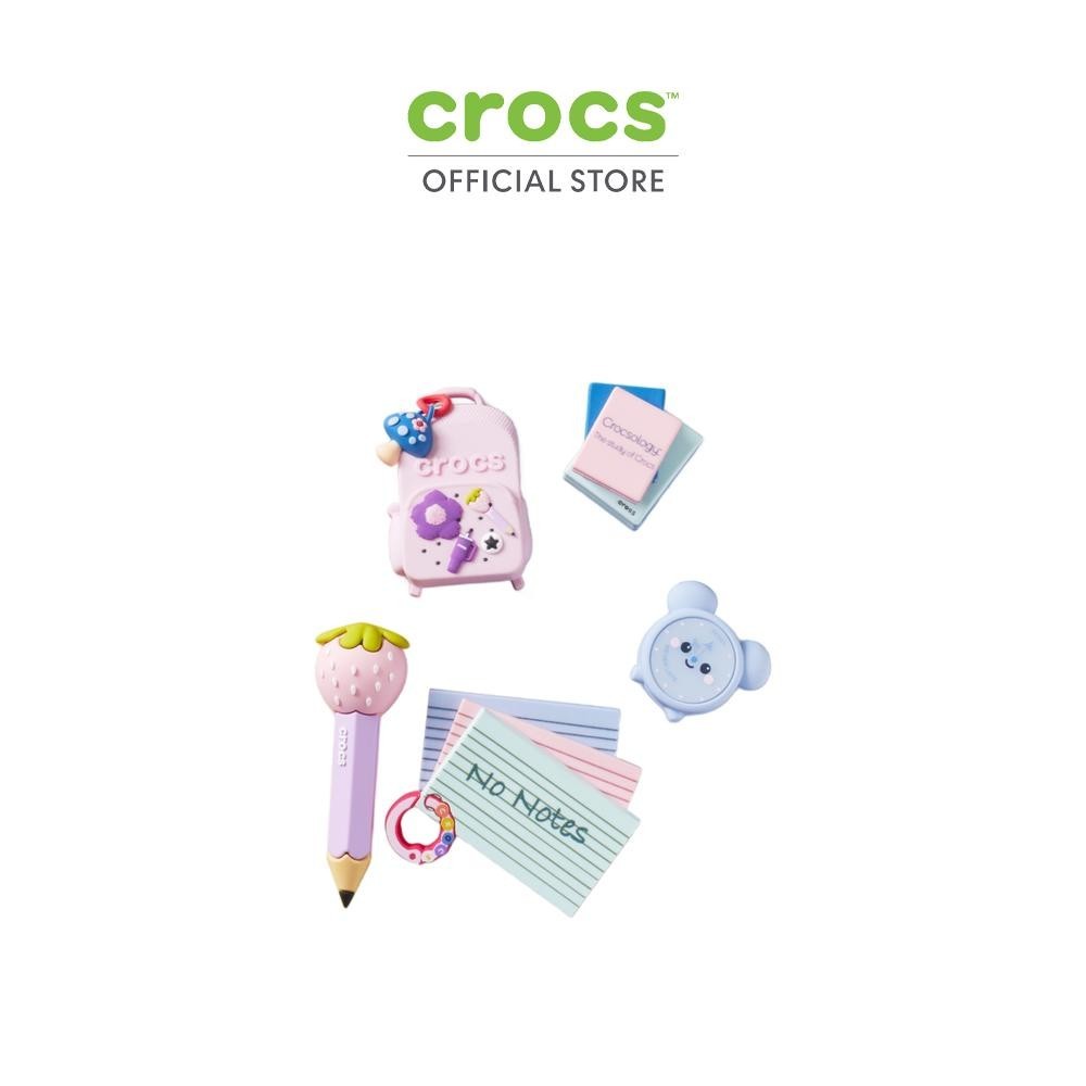 CROCS ตัวติดรองเท้า JIBBITZ™ GIRLY BACK TO SCHOOL 5 PACK รุ่น 10016024 -  MULTI COLOR