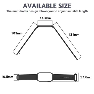 สายรัดกรณีซิลิโคนกีฬา for Xiaomi Mi Band 9 Active/Redmi Band 3 ป้องกันหน้าจอป้องกันกระแทกป้องกันกระแทกยาง