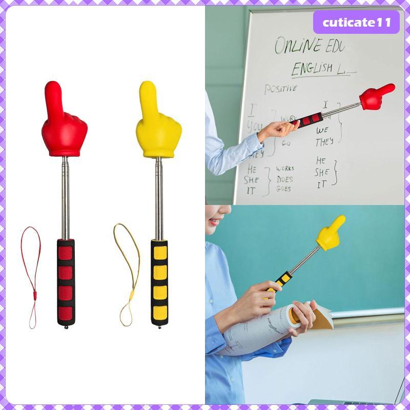 [Cuticate1] Telescopic Teacher Pointer แบบพกพา Multifuctioan ตัวชี้มือขนาดเล็กสําหรับการสอนการนําเสน