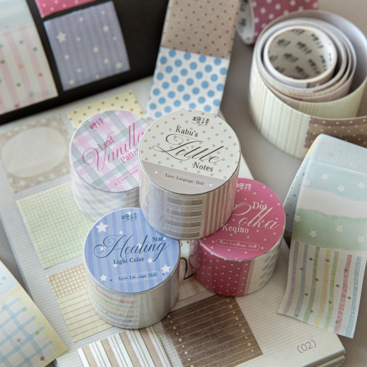 [HARU] Love Language Puppet Series Deco Paper Roll Journaling Scrapbook Journal kit Aesthetic Paper