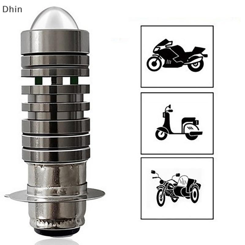 [Dhin] Universal 12V Dual Color ไฟหน้าหลอดไฟ P15D H6 PX15D LED ไฟหน้ารถจักรยานยนต์ H6 สกู๊ตเตอร์ Mot