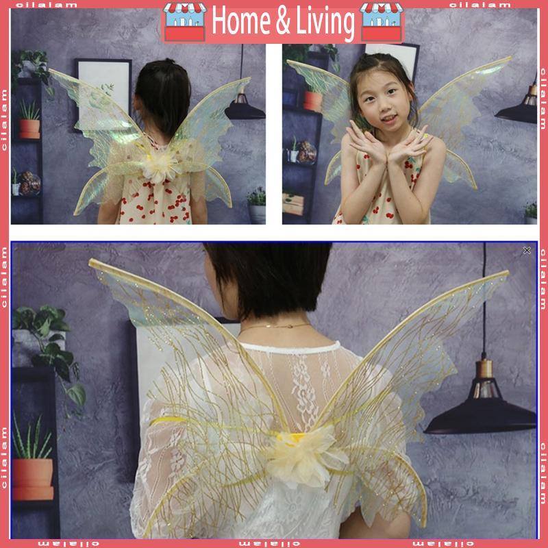 Fairy Wings Dress Up Wings for Butterfly Fairy Halloween Costume Angel Wing for