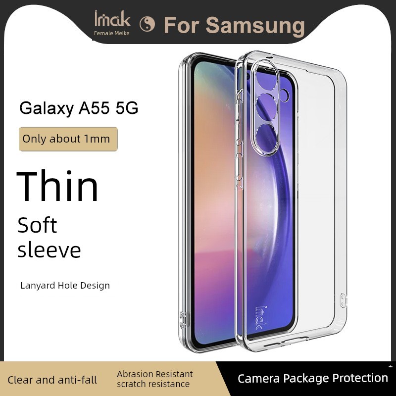 เคส samsung a05 เคส samsung a54 5g Imak Samsung Silicone Protection เคสโทรศัพท์ผู้ชายแบบรวมทุกอย่าง