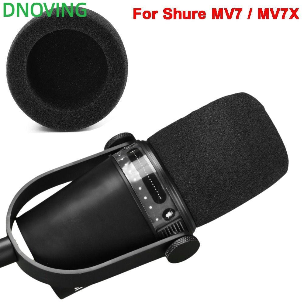 DNOVING ไมโครโฟน Pop Filter, Windproof Flocked ฟองน้ําโฟม Mic กระจก,เสียง Enhancement เปลี่ยนไมโครโฟ