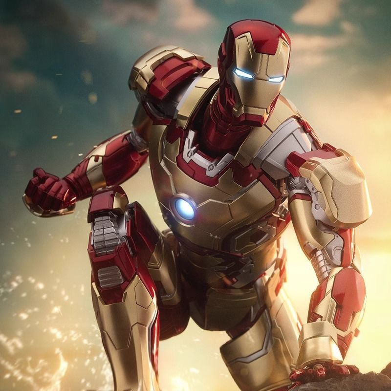 ผลิต Avengers Iron Man Anti-Hulk Armored Figure Joint Action Figure ของเล่นเด็ก
