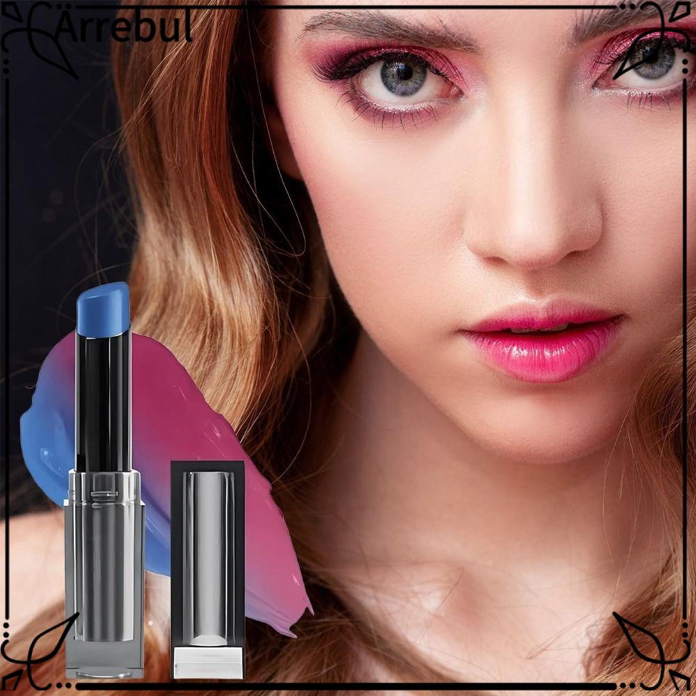 AREBUL Ph Changing Lipstick, PH Adjusting Lip Moisturizing Cheek Tint, Hot Long Lasting Elegant Magi