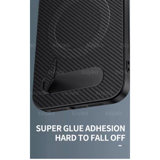SAMSUNG สําหรับSamsung Galaxy A56 A36 A26 A16 A06 A07 A17 2026 เคสโทรศัพท์วงเล็บคาร์บอนไฟเบอร์ผู้ถือปลอกA55 A35 A25 A15 A05 A05S A37 A27 แม่เหล็กหนังกันกระแทกป้องกันปกหลัง