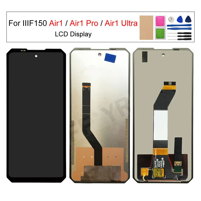 สําหรับ Oukitel IIIF150 Air1 Ultra จอแสดงผล LCD IIIF150 Air 1 Pro หน้าจอสัมผัส Digitizer Assembly, ห