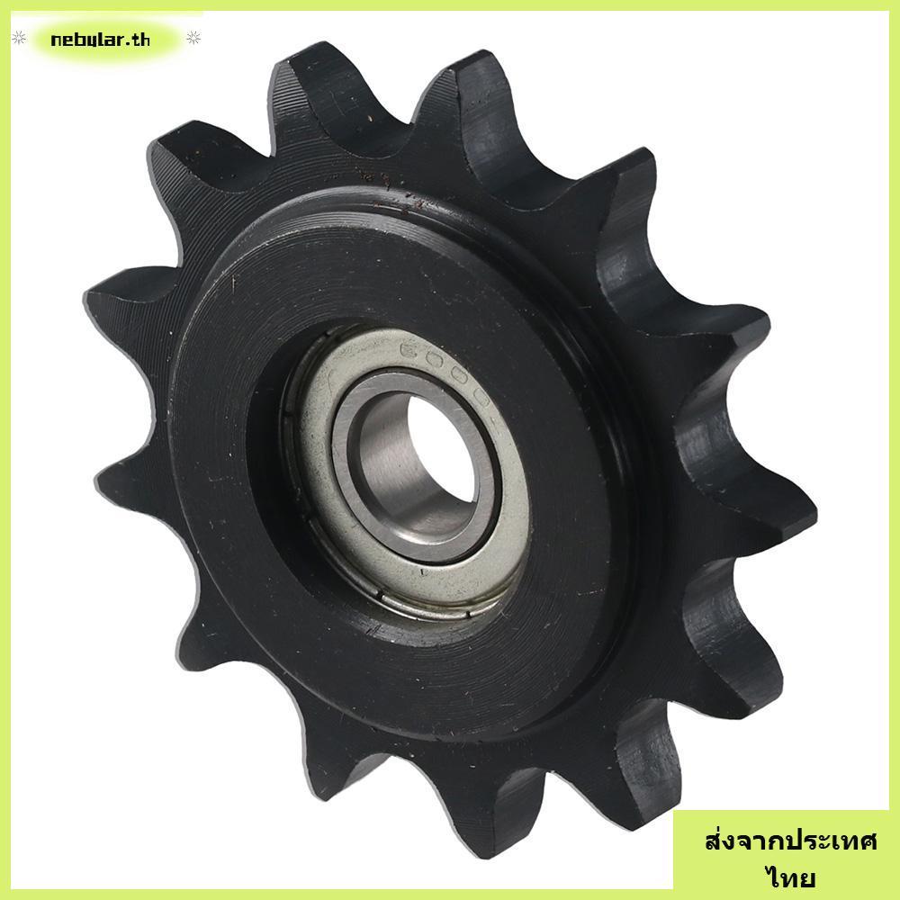 CODNEBULAR เกียร์ Idler นูน, C45 เหล็กคาร์บอน 13 ฟันโซ่ Idler Sprocket, ทนทาน 10 มม.Bore 1/2 "Pitch 