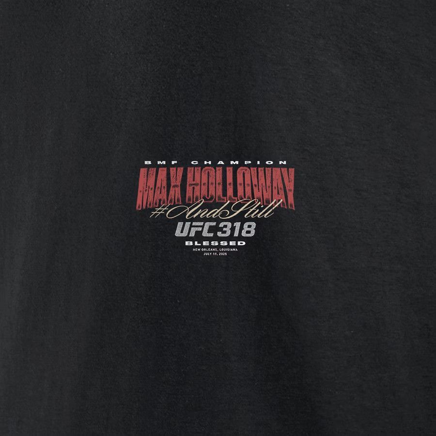 เสื้อผู้ชายผู้หญิง ufc Wei Champion และสไตล์ HOT t318 Luo พิมพ์ cod ผ้าฝ้ายแขนสั้น bmf เดียวกันแฟชั่