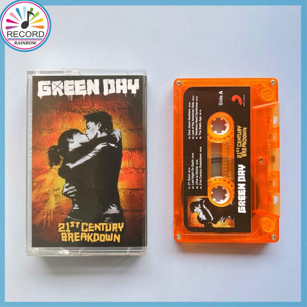 Green Day 21st Century Breakdown Cassette Tape Brand New [Sealed] Original-TH2