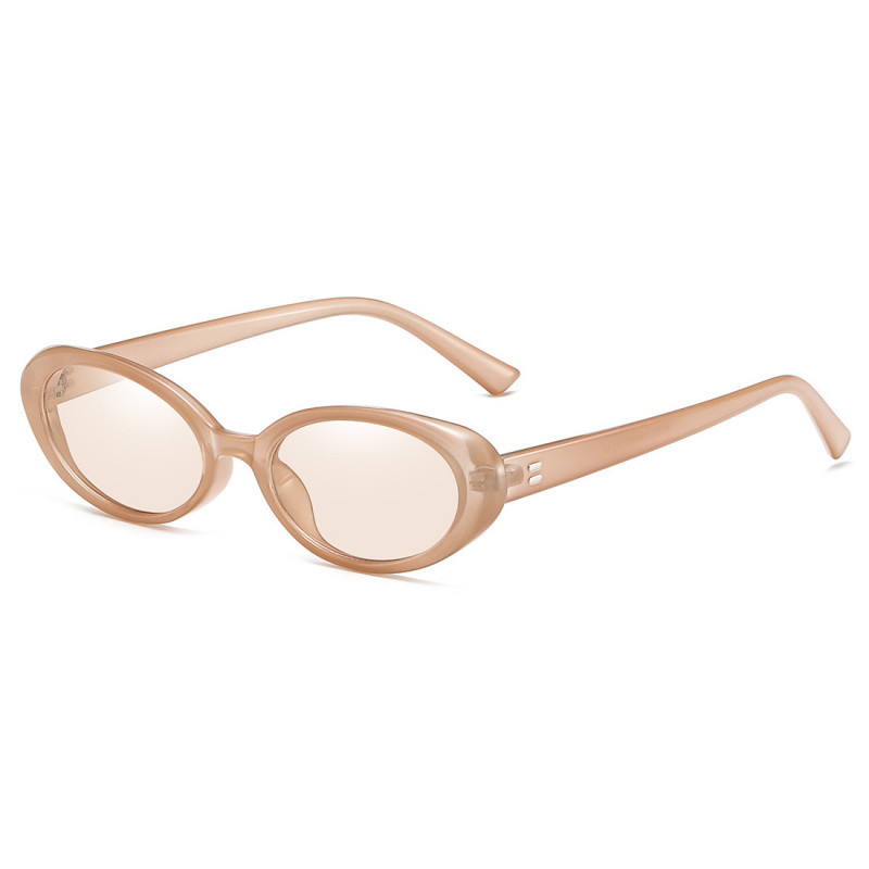 Retro Oval SUNNIES UV400 แว่นตากันแดด Vintage Oval กรอบแว่นตากันแดดสําหรับผู้ชายและผู้หญิง