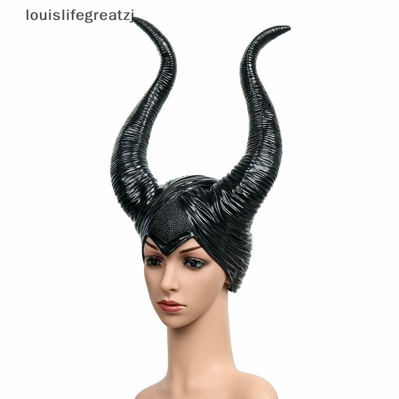 LFG หมวกฮาโลวีน Horns คอสเพลย์ Maleficent Evil Queen Headpiece Headwear เครื่องแต่งกาย DDC