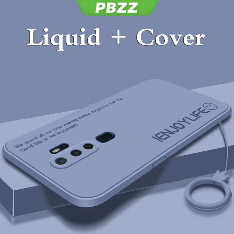 PBZZ เคส OPPO A5 2020 A9 2020 เคสโทรศัพท์ นิ่ม ของเหลว ป้องกัน ซิลิโคนนิ่ม ป้องกัน กันชน เคส