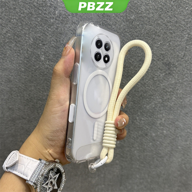 PBZZ เคสสําหรับ realme 11 13 14 12 5G realme 13 14 12 plus 5g 12 pro plus + เคสโทรศัพท์ Softcase ซิลิโคนกันกระแทก ดีไซน์ใหม่แม่เหล็กใสพร้อมเชือกคล้องสําหรับสาว TKDTGSBS01 ราคา ถูกที่สุด ดีลบีเคเค แกลเลอรีภาพที่ 2