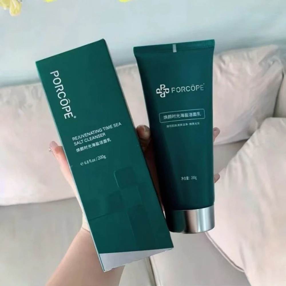 PORCOPE Oil Control Facial Cleanser Glowing Gentle Cleansing Brightening Face Wash 200g