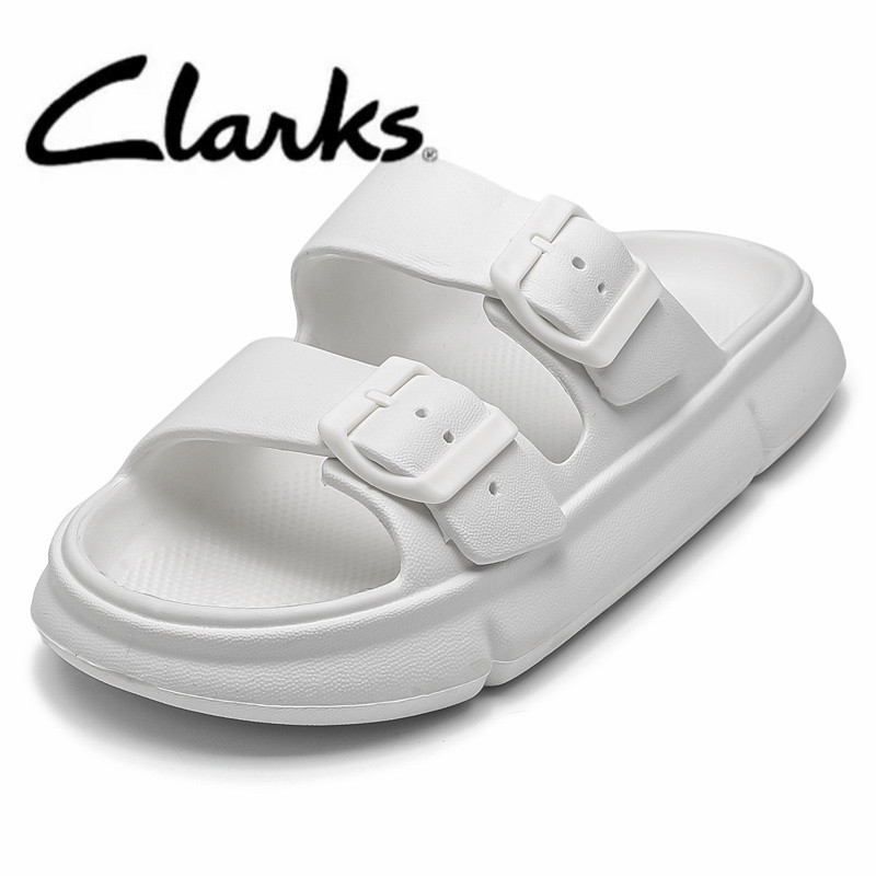 Clarks รองเท้าผู้ชาย Clarks รองเท้าผู้ชาย Clarks รองเท้าแตะบุรุษสุภาพสตรีรองเท้ารองเท้าแบน Clarks รอ