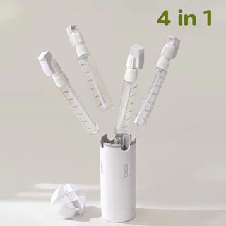 COD ชุดขวดแบ่งสาร แบบ 4 in 1 พกพาสะดวก Travel Outdoor Sub-bottle สำหรับใส่ แชมพู ครีมอาบน้ำ เครื่องสำอาง