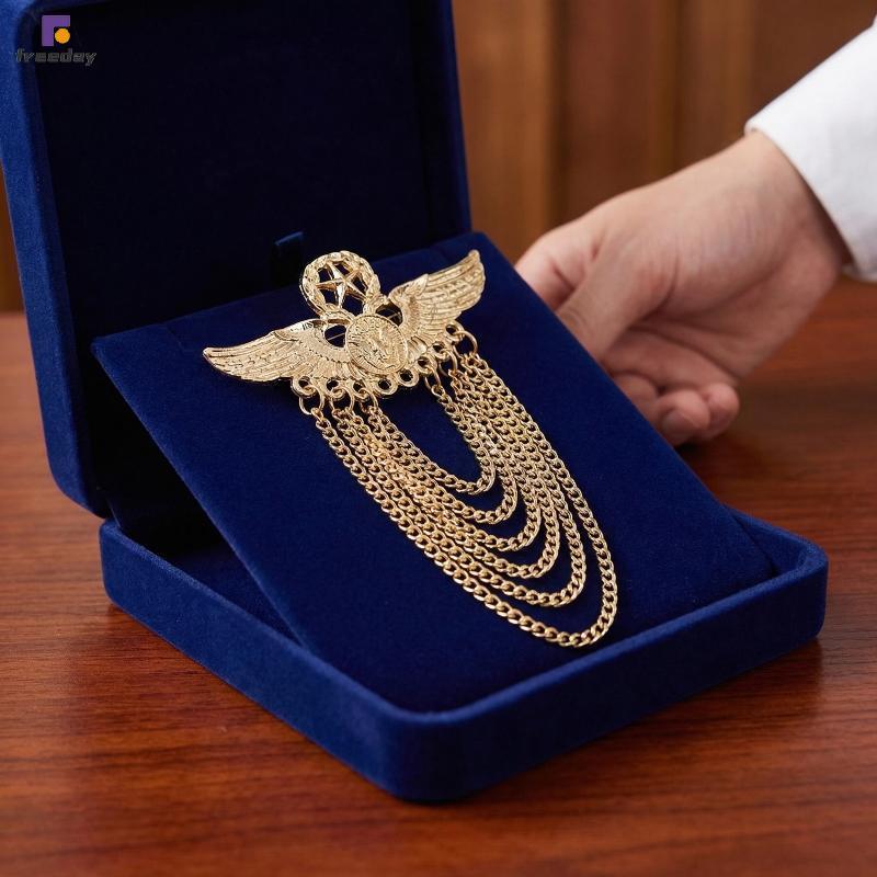 Available Crown Gold Silver sel เข็มกลัดผู้หญิงผู้ชาย Pin Party Casual Lapel Pins อุปกรณ์เสริมชุด se