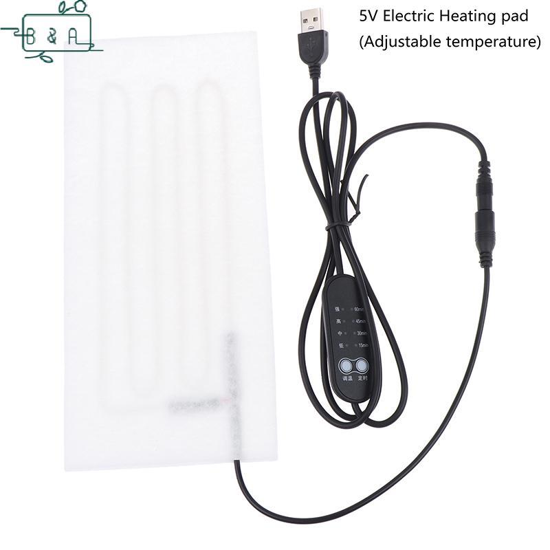 B&A 1 ชิ้นหมอนกระดูกสันหลังส่วนคอแผ่นความร้อน USB ความร้อน 5V ไฟฟ้าองค์ประกอบความร้อน Non-ทอฟิล์มเคร