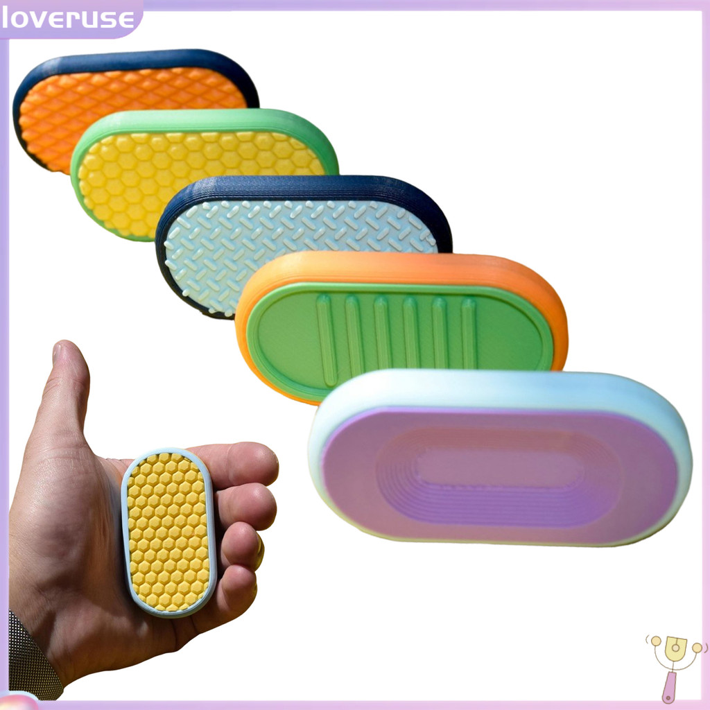 /LOV/ Valley Texture Fidget Slider สําหรับโฟกัส Rhombus Fidget Slider 3d พิมพ์ Fidget Slider ของเล่น