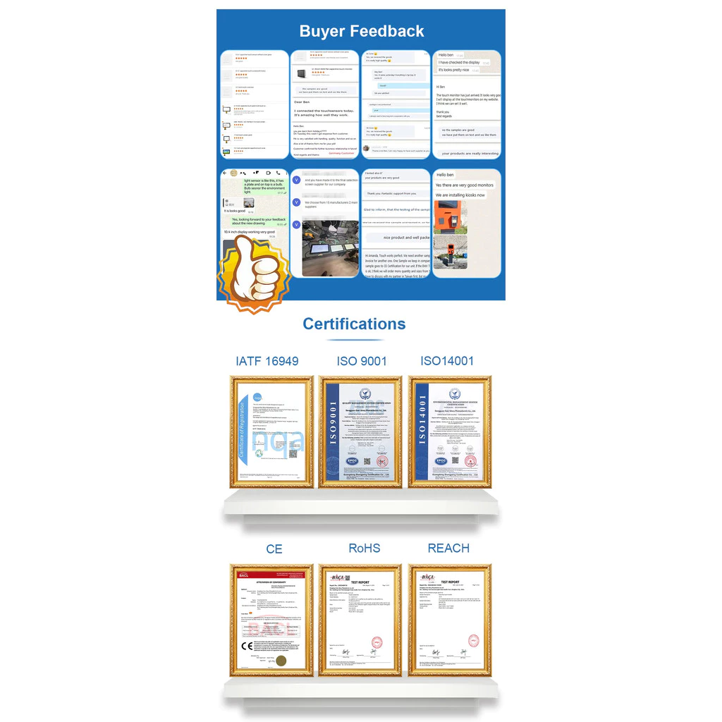 จอสัมผัสอุตสาหกรรม 10.1 นิ้ว Capacitive TFT LCD สำหรับ Smart Home thumbnail 5
