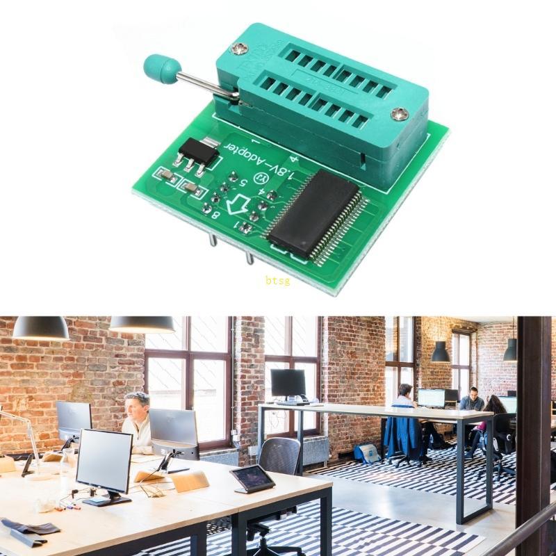 Btsg 1 8V อะแดปเตอร์ SPI แฟลช SOP8 DIP8 ใช้บนโปรแกรมเมอร์ TL866CS TL866A EZP2010