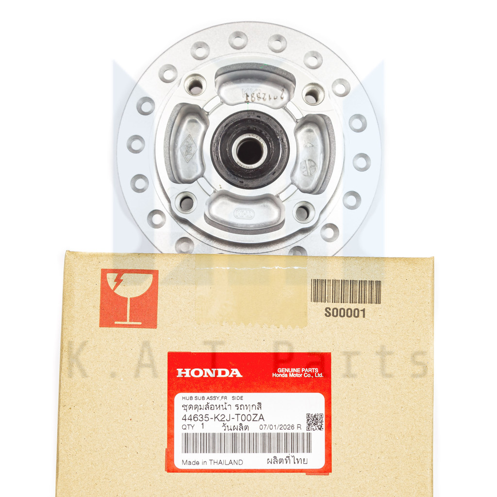 ดุมหน้า เวฟ110i 2021+ ไมล์ดิจิตอล แท้ศูนย์ (44635-K2J-T00ZA)