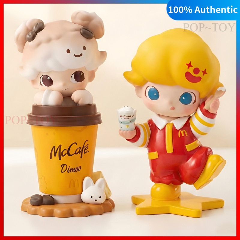 POPMART Dimoo McCafe McFlurry McDonald's joint venture Limited Figures pop mart dimoo collectible fi