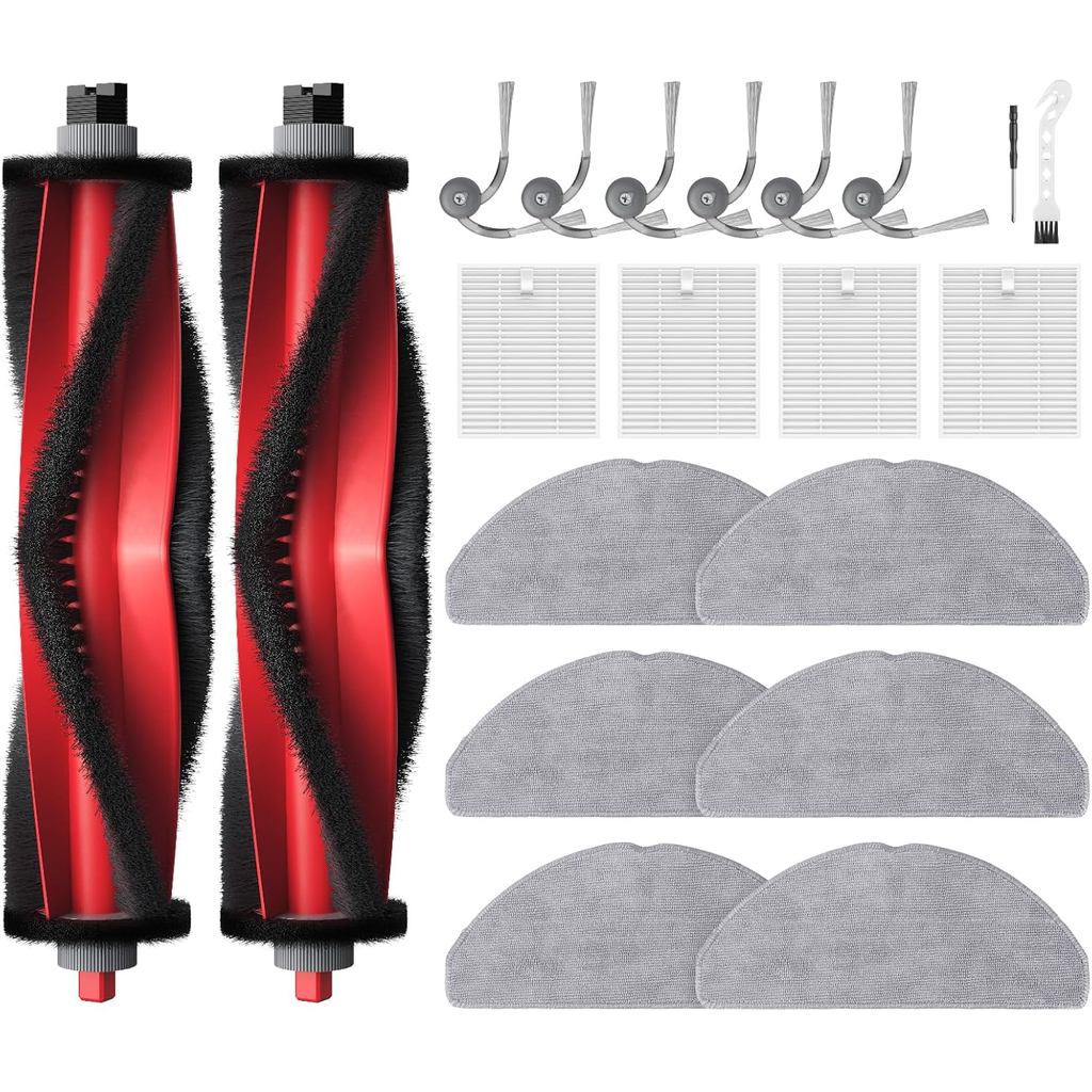 อุปกรณ์เสริมอะไหล่ทดแทน เข้ากันได้กับ Roborock Q7 M5+/ Q7 M5/ Q7 L5/ Q7 L5+ เครื่องดูดฝุ่นหุ่นยนต์, 