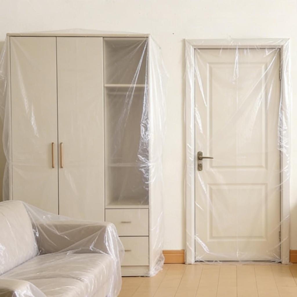 บ้านดี ผ้าคลุมกันฝุ่นแบบใช้แล้วทิ้งขนาดใหญ่พิเศษกันน้ํา-เอ รูปที่ 3