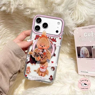 เคสใส Monchhichi หัวใจฮิต Vivo Y19S Pro Y18 Y29 Y29S Y28 Y17s Y04 Y35 Y17 Y11 Y02 Y15S Y02s Y03 Y27 Y36 V50 V60 V40