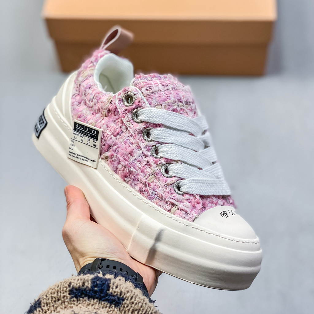 Xvessel รองเท้าสีขนมปัง,รองเท้าลําลอง,ผู้ชายผู้หญิงรองเท้าผ้าใบพื้นหนา,ของแท้,แบรนด์ใหม่