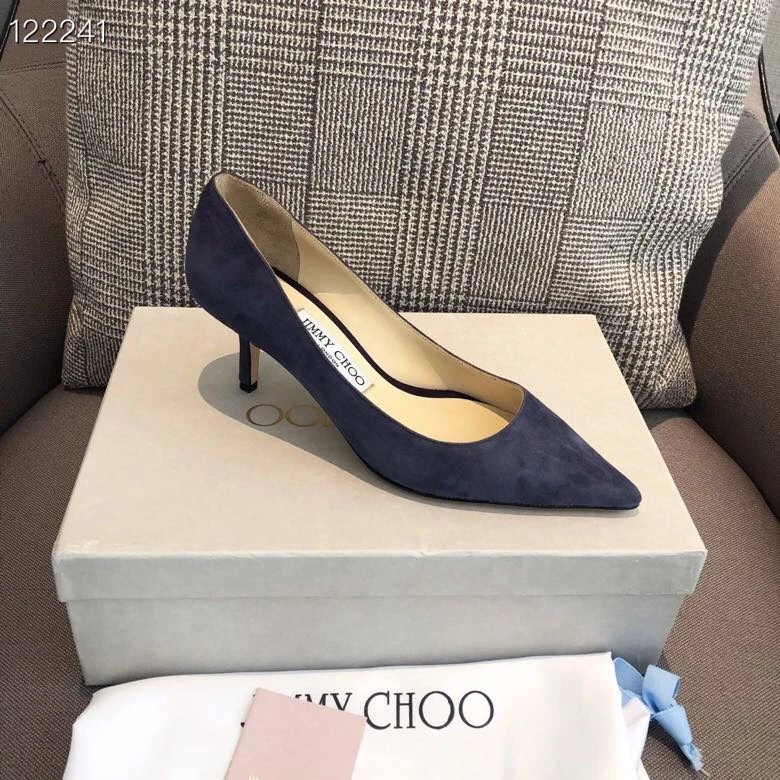 รองเท้าส้นสูงหรู แบรนด์ You Series สไตล์ Jimmy Choo รองเท้าผู้หญิงแบบคลาสสิค ออกแบบจากโลหะสวยงาม