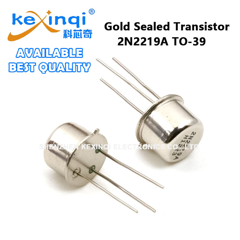 (2-10 ชิ้น) 2N2219A TO-39 ทรานซิสเตอร์ปิดผนึกสีทอง