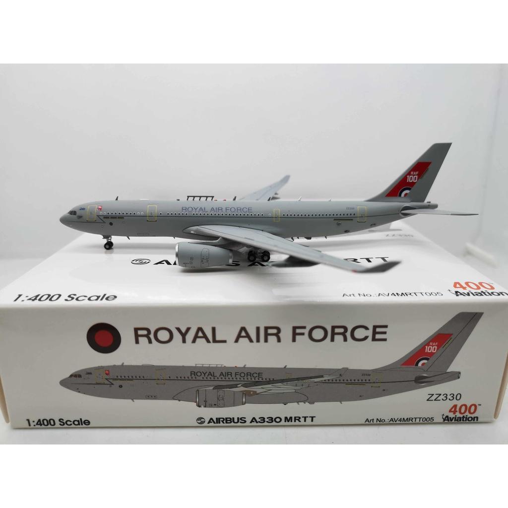 การบิน 1: 400 British Air Force Fueler Airbus MRTT ZZ330 ทาสีเครื่องบินรุ่น