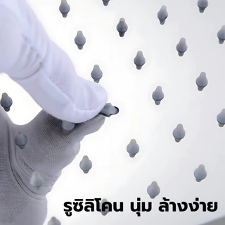 GLOPEARL ฝักบัวอาบน้ำแบบเรนชาวเวอร์ หัวหมุน 360 องศา ติดตั้งง่าย ใช้กับเครื่องทำน้ำอุ่นได้