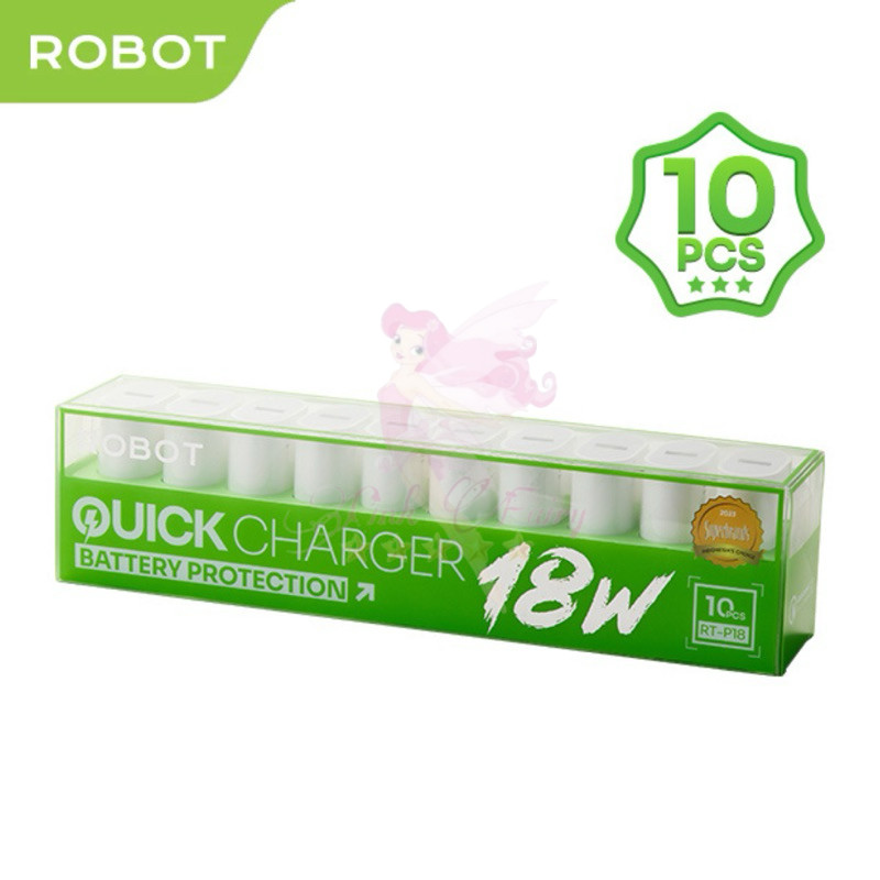 Robot RT-P18 Charger Adaptor 18W 3A Fast Charging QC3.0 กล่อง 10 ของแท้