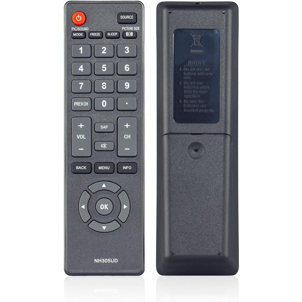 NH305UD รีโมทคอนโทรลสากลสําหรับทีวี Emerson รุ่น LE240EM4 LE290EM4F LE320EM4 LF320EM5F LE391EM4 LF40