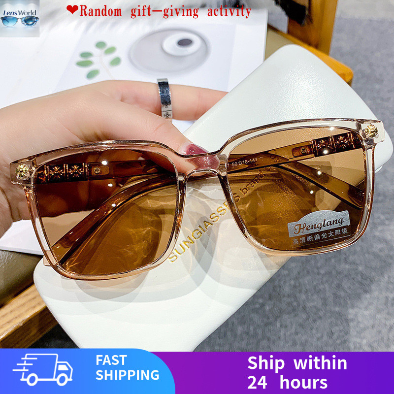 [จัดส่งฟรี] แว่นกันแดดโพลาไรซ์สไตล์ใหม่สำหรับทั้งชายและหญิง ออกแบบตามแฟชั่นยุโรปและอเมริกา เหมาะสมในการขับรถ ราคา ถูกที่สุด ดีลบีเคเค แกลเลอรีภาพที่ 3