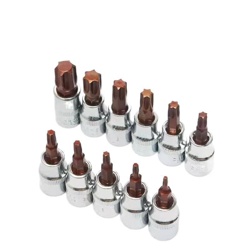 3/8 ชุดซ็อกเก็ตแรงดันสูง Hex Socket Quick ประแจ Torx Slot ประเภท S2 Cross Bit