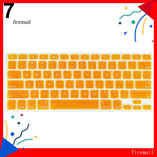 [FM] เคสนิ่มคีย์บอร์ดสําหรับ MacBook-Air Pro 13/15/17 นิ้วตัวป้องกันฝาครอบ