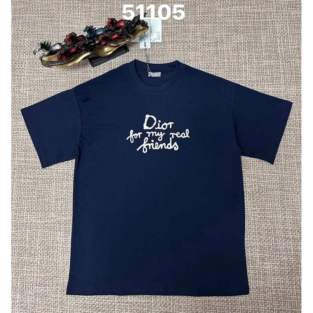 ประเภทแขนสั้นร้อยโลโก้หลวมเสื้อยืดฤดูใบไม้ผลิฤดูร้อนรอบคอ dos หน้าอกแฟชั่น Match ss ตัวอักษรผ้าฝ้ายแ