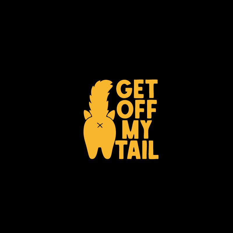 GET OFF MY TAIL สติ๊กเกอร์สะท้อนแสง ห่างไกลจาก MY TAIL Cat Car Sticker สติ๊กเกอร์คําเตือน ราคา ถูกที่สุด ดีลบีเคเค แกลเลอรีภาพที่ 7